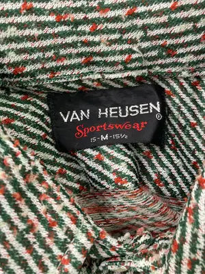 VAN HEUSEN/ヴァンヒューゼン/シャツ/ブラウス/トップス/グリーン/M