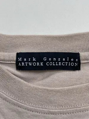 Mark Gonzales/マークゴンザレス/Tシャツ/カットソー/トップス/ベージュ/M