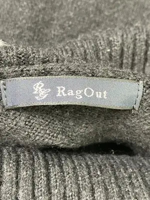 Rag Out/ラグアウト/ニット/セーター/トップス/ブラック/M