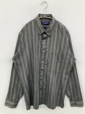 VAN HEUSEN/ヴァンヒューゼン/シャツ/ブラウス/トップス/グレー/L
