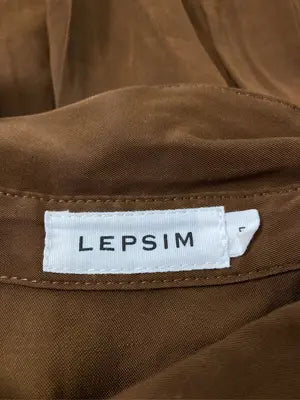 LEPSIM/レプシィム/シャツワンピース/ワンピース/ドレス/ブラウン/F