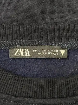 ZARA/ザラ/スウェット/トップス/ネイビー/USA L