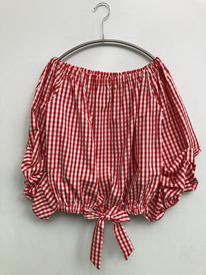 Lips/リップス/チューブトップ/トップス/レッド