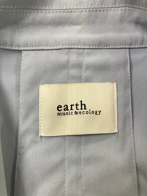 earth music&ecology/アースミュージックアンドエコロジー/トレンチコート/ジャケット/アウター/スカイブルー/F