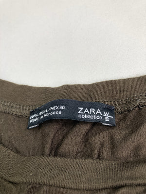 ZARA/ザラ/ノースリーブ/トップス/ブラウン/EUR L/USA L/MEX 30