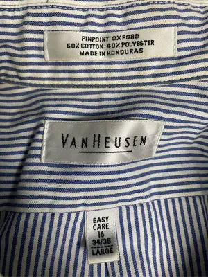 VAN HEUSEN/ヴァンヒューゼン/シャツ/ブラウス/トップス/ブルー/LARGE