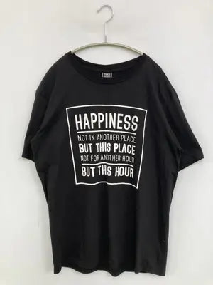 ZEKY/Tシャツ/カットソー/トップス/ブラック/LL