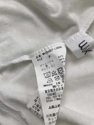 Waksnap/Tシャツ/カットソー/トップス/ホワイト/F
