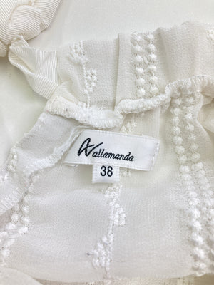 Wallamanda/シャツ/ブラウス/トップス/ホワイト/38