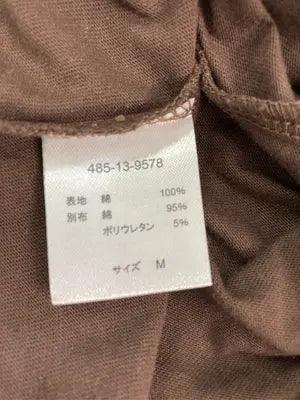 COLZA/コルザ/Tシャツ/カットソー/トップス/ブラウン/M