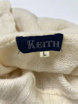 KEITH/キース/ニット/セーター/トップス/アイボリー/L