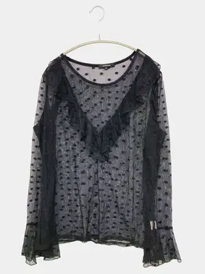 Ambiance/シャツ/ブラウス/トップス/ブラック/1XL