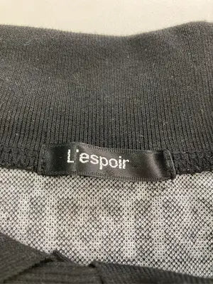 L’espoir/レスポワール/Tシャツ/カットソー/トップス/ブラック/L
