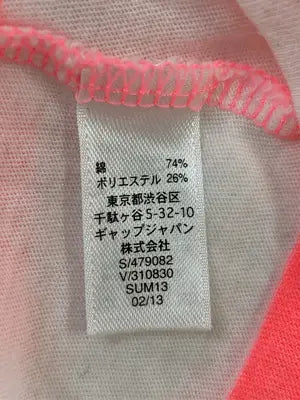 GAP/ギャップ/Tシャツ/カットソー/トップス/ピンク/XS