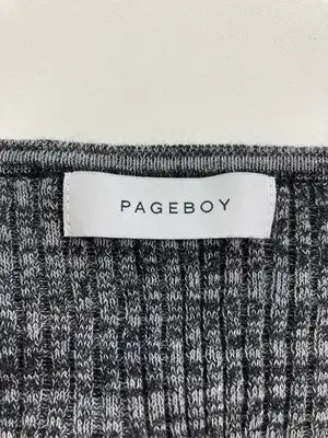 PAGEBOY/ページボーイ/カーディガン/ボレロ/トップス/グレー/F