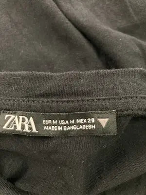 ZARA/ザラ/Tシャツ/カットソー/トップス/ブラック/M