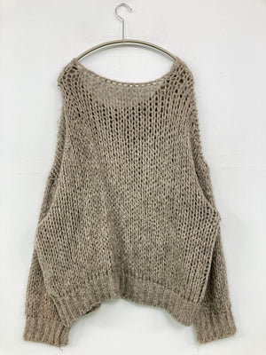 ニット/セーター/トップス/ブラウン