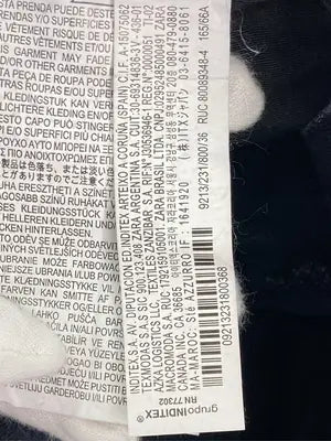 ZARA/ザラ/デニムパンツ/パンツ/ブラック/EUR36
