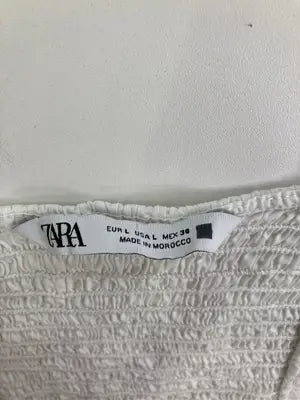 ZARA/ザラ/Tシャツ/カットソー/トップス/ホワイト/EUR L