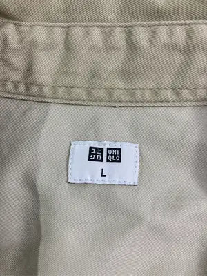 UNIQLO/ユニクロ/シャツ/ブラウス/トップス/ベージュ/L