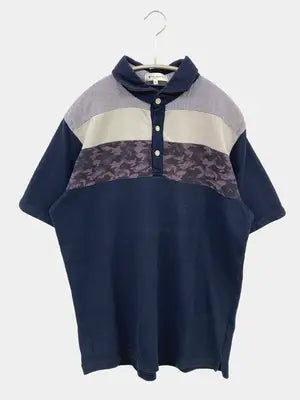 THE SHOP TK/ザショップティーケー/ポロシャツ/トップス/ネイビー/XL