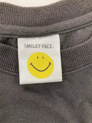 SMILEY FACE/スマイリーフェイス/Tシャツ/カットソー/トップス/ブラック/4L   バスト107～115   身長154～162
