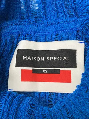 MAISON SPECIAL/メゾンスペシャル/ニット/セーター/トップス/ブルー/02