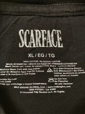 SCARFACE/Tシャツ/カットソー/トップス/ブラック/XL
