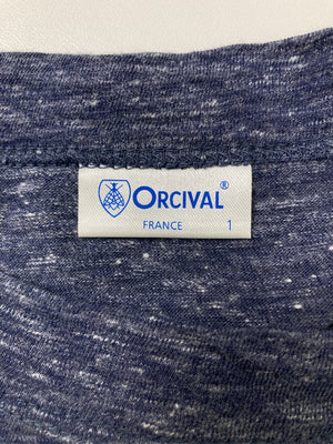 ORCIVAL/オーシバル/Tシャツ/カットソー/トップス/ネイビー/1
