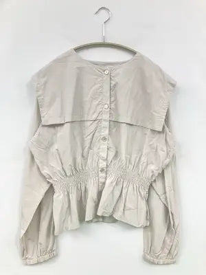 ZARA/ザラ/シャツ/ブラウス/トップス/グレー/USA M