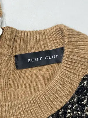 SCOT CLUB/ニット/セーター/トップス/ブラウン