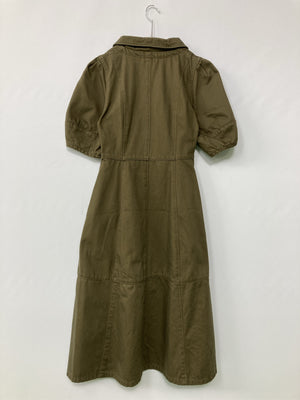 MOUSSY/マウジー/シャツワンピース/ワンピース/ドレス/カーキ/160/80A