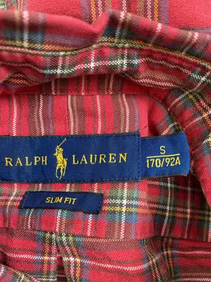 Ralph Lauren/ラルフローレン/シャツ/ブラウス/トップス/レッド/S 170/92A
