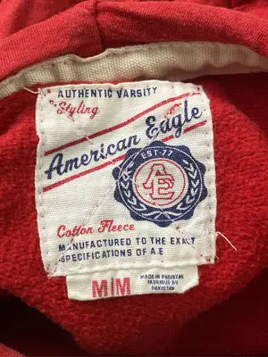 AMERICAN EAGLE/アメリカンイーグル/パーカー/トップス/レッド/M