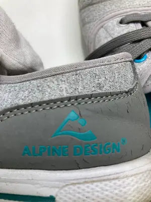 alpine design/スニーカー/シューズ/グレー/24.5