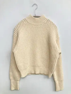 UNIQLO/ユニクロ/ニット/セーター/トップス/アイボリー/S