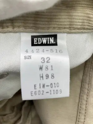EDWIN/エドウィン/その他パンツ/パンツ/ベージュ/32
