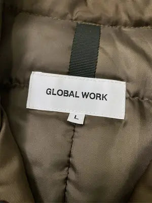GLOBAL WORK/グローバルワーク/ステンカラーコート/ジャケット/アウター/ブラウン/L