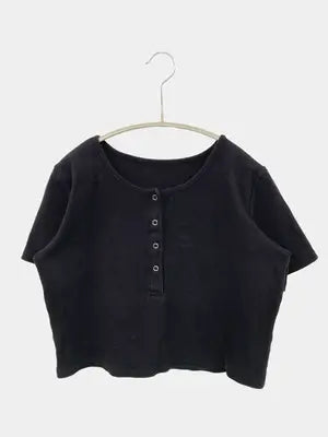 Tip Top/ティップトップ/Tシャツ/カットソー/トップス/ブラック/F