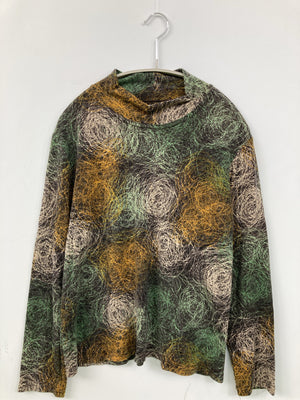 Lascolinas/ニット/セーター/トップス/グリーン