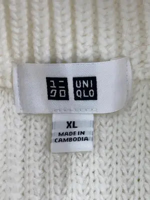 UNIQLO/ユニクロ/ニット/セーター/トップス/アイボリー/XL