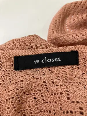 w closet/ダブルクローゼット/ワンピース/ワンピース/ドレス/ピンク/F