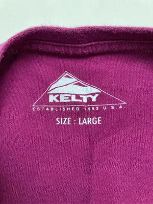 KELTY/ケルティ/Tシャツ/カットソー/トップス/ピンク/LARGE