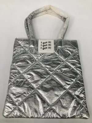 LEPSIM/レプシィム/ハンドバッグ/バッグ/シルバー