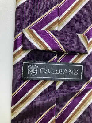 CALDIANE/ネクタイ/ファッション雑貨/パープル