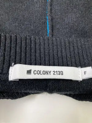COLONY 2139/コロニートゥーワンスリーナイン/ニット/セーター/トップス/ブラック/F