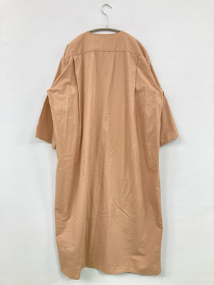 シャツワンピース/ワンピース/ドレス/ベージュ/38