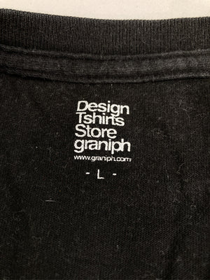 Design Tshirts Store graniph/デザインティーシャツストアーグラニフ/Tシャツ/カットソー/トップス/ブラック/L