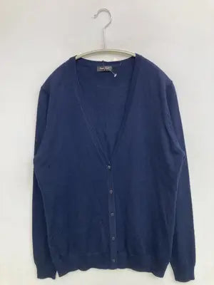 Merino wool/カーディガン/ボレロ/トップス/ネイビー/L