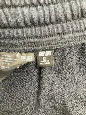 UNIQLO/ユニクロ/スウェットパンツ/パンツ/ブラック/XL